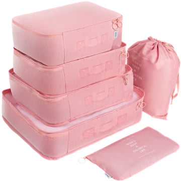 PackMate Set - 6 Travel Luggage Organizers for Efficient Packing