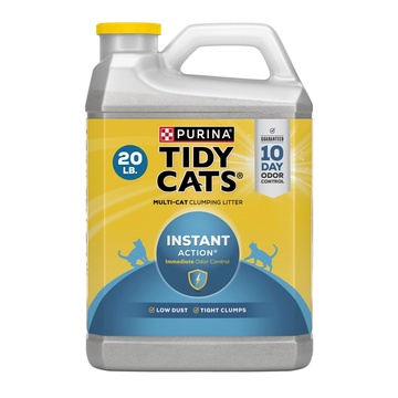 Purina QuickClump Cat Litter - Natural, Low Dust, Superior Odor Control, 20 Lb Jug