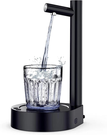 HydroFlow Desktop Water Dispenser - Portable 5 Gallon Pump with Type-C Charging for Home & Office