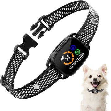 SilentPaws Dog Bark Collar - Rechargeable Smart Anti-Barking Solution for Small/Medium Dogs