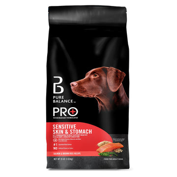 Pro+ Sensitive Skin & Stomach Dog Food - Salmon & Rice, 8 Lb
