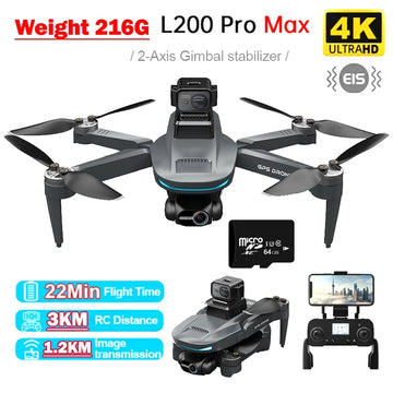CoolTech L200 PRO/MAX Drone with GPS 4K Camera