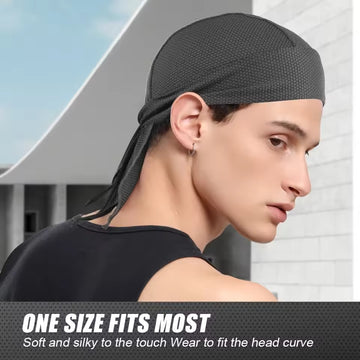 Sports Headscarf Pirate Cap Headband Lightweight Breathable Hat for Men Women Summer Hiking Running Headwear