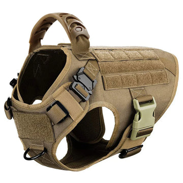 German Shepherd Malinois Large Dog Harness and Leash Set – Training Walking Vest for Medium & Large Dogs