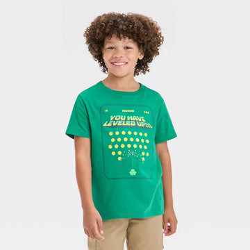 Boys' Short Sleeve St. Patrick'S Day Graphic T-Shirt - Cat & Jack Green