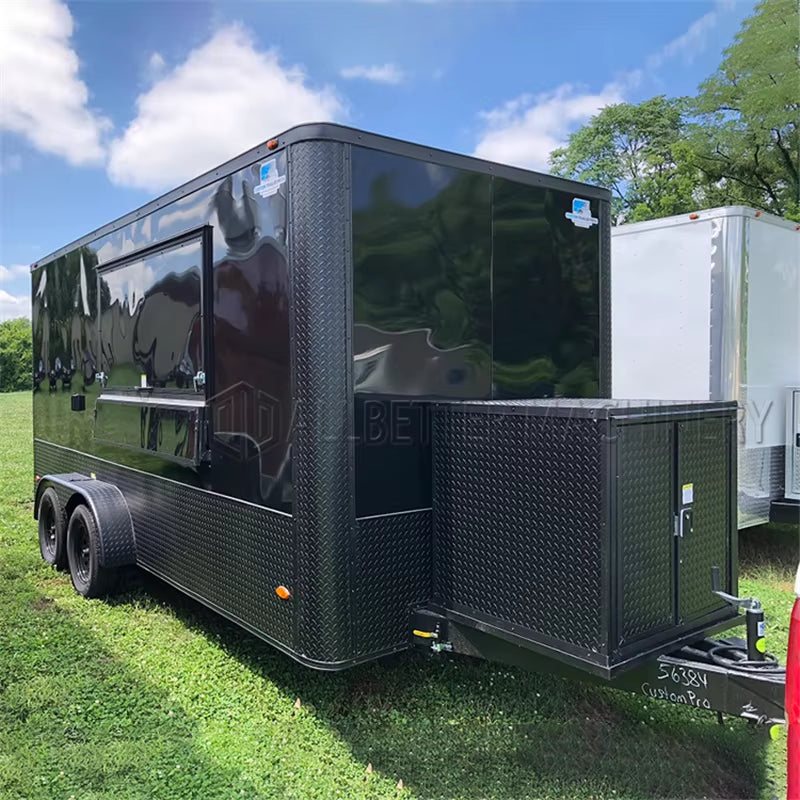 Pizza Cart Food Truck Mobile Kitchen Bbq Kitchen Mobile Fast Food Restaurant Taco Hot Dog Beer Bar Concession Food Trailer
