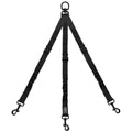 Nylon No-Pull 3 Way Pet Dog Lead Leashes Coupler Pet Adjustable Rope No Tangle Bungee Pets Walking Strap 1 Leash for 3 Dogs