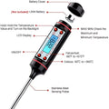 Kitchen Food Baking Digital Thermometer Electronic Probe Type Digital Display Liquid Grill Thermometer