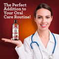 Coconut & Cinnamon Oil Pulling Flavor + Neem & Ashwagandha - Oral Rinse Mouthwash - 8 Oz