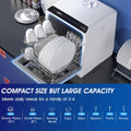 CleanEase Mini Dishwasher - Portable Countertop with 5L Water Tank & Air-Dry Function