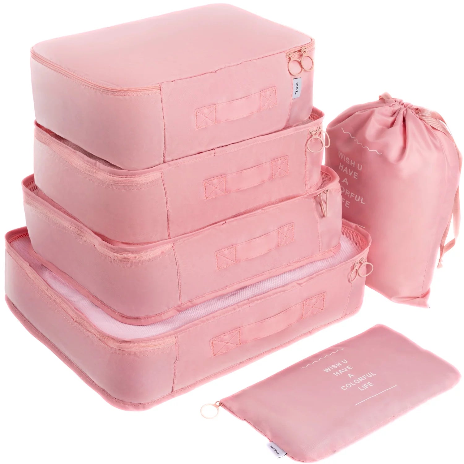 PackMate Set - 6 Travel Luggage Organizers for Efficient Packing