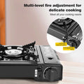 AdventureFuel Portable Camping Stove - 1-Burner Butane Gas Stove with Travel Case