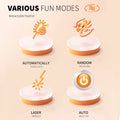 Cornmi PlayPal - 4-in-1 Interactive Smart Cat Toy with Laser, Feather Wand, and Rotating Modes