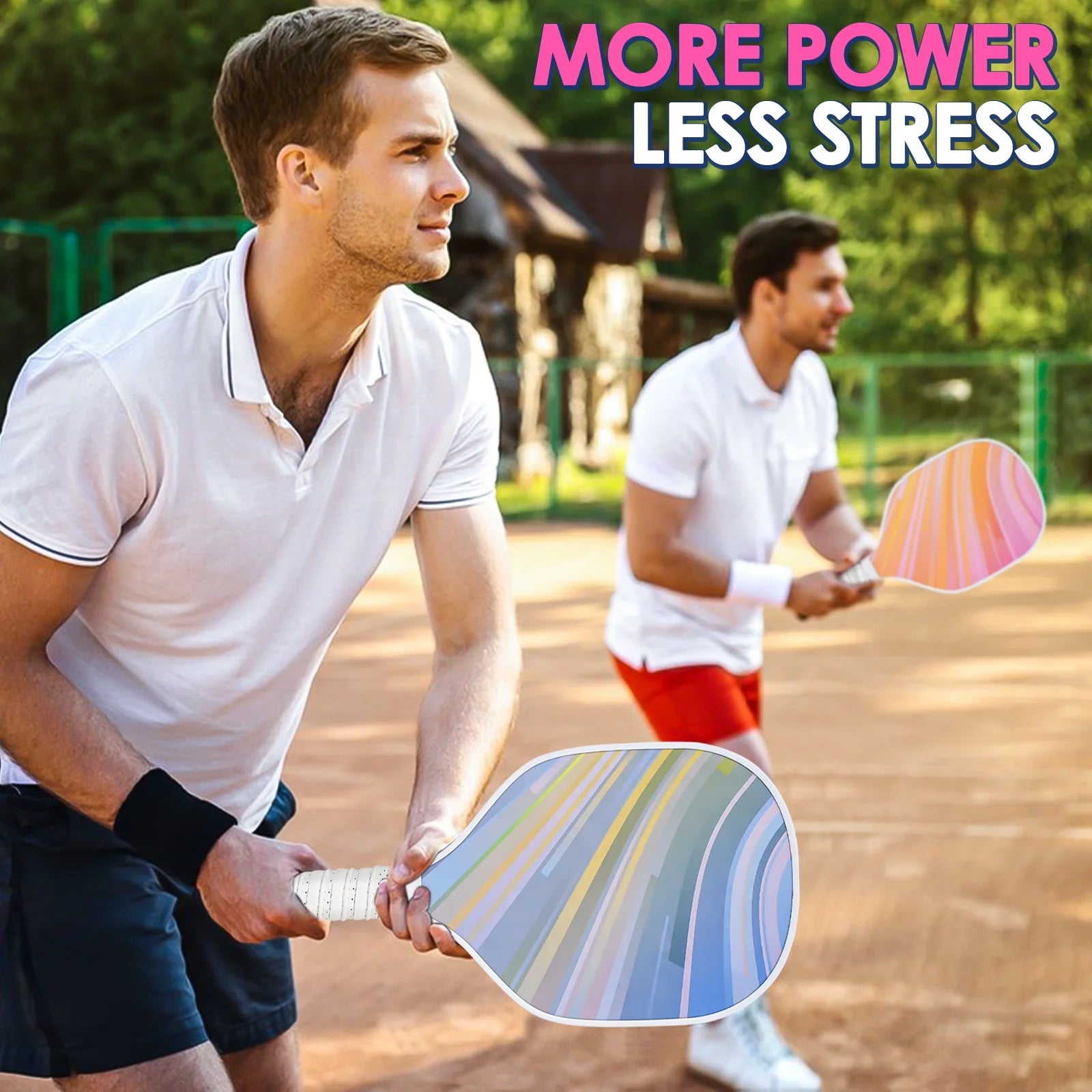 ProSpin USA Pickleball Paddle Set - 4 Paddles, 4 Balls & Convenient Carry Bag Included