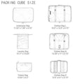 PackMate Set - 6 Travel Luggage Organizers for Efficient Packing