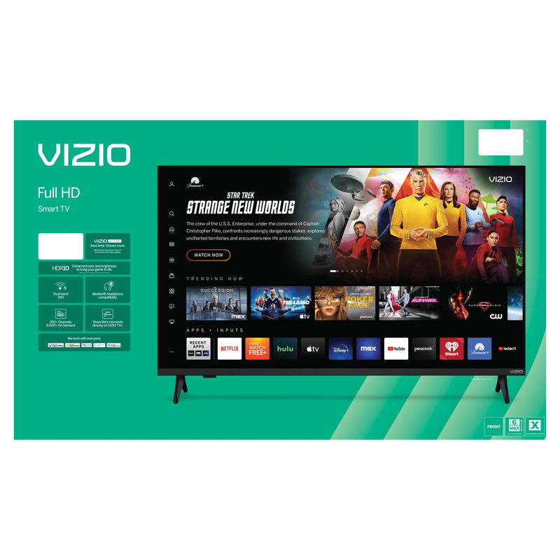 VFD40M-08 40-Inch Full HD Smart LED TV - 1080P High-Definition Entertainment Display (New)