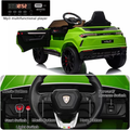 Lamborghini Urus 12V Ride-On Car - Green Electric Vehicle for Kids with Remote, MP3, LED Lights