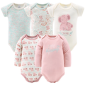 BlossomBaby Layette Set - 30-Piece Newborn Essentials, Pink Floral Elephant Theme, 0-3 Months Gift Bundle