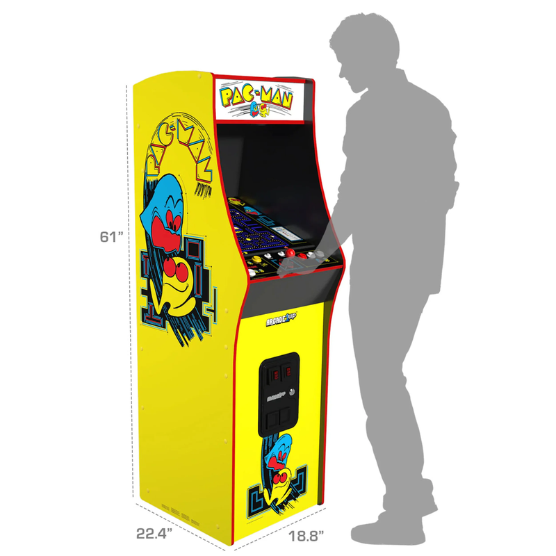 Pacman Legacy Deluxe Edition Arcade Machine - Classic Retro Gaming Console for Home Entertainment