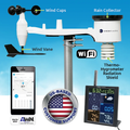 SkySense Wi-Fi Weather Station - 9-Function Color Display for Home Use