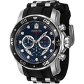 Pro Diver 40476 - Chronograph GMT Quartz Men's Watch with Sleek Blue Dial & Timeless Design