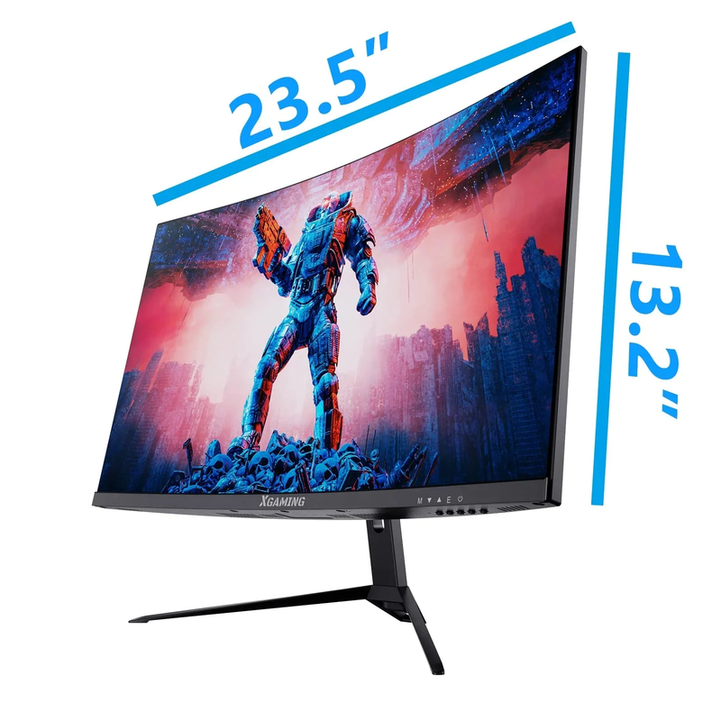 GameVision 27-Inch QHD Curved Monitor - 165Hz 1440P Display with 1ms FreeSync, Backlight, DP & HDMI