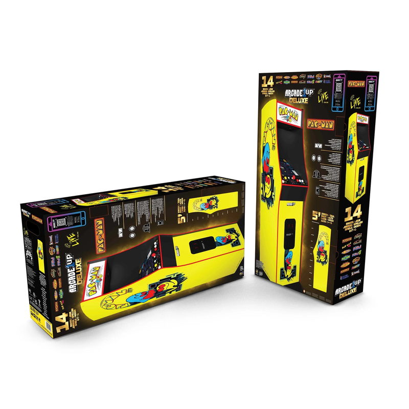 Pacman Legacy Deluxe Edition Arcade Machine - Classic Retro Gaming Console for Home Entertainment