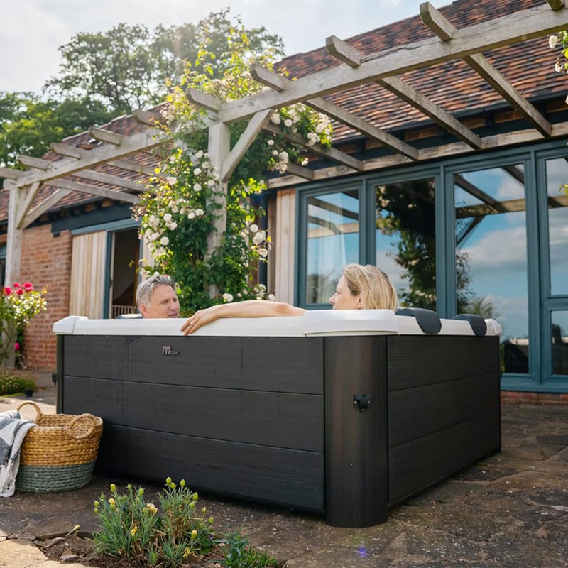 Oslo Bliss Spa - Square Hot Tub with Durable Exterior & Soft Interior