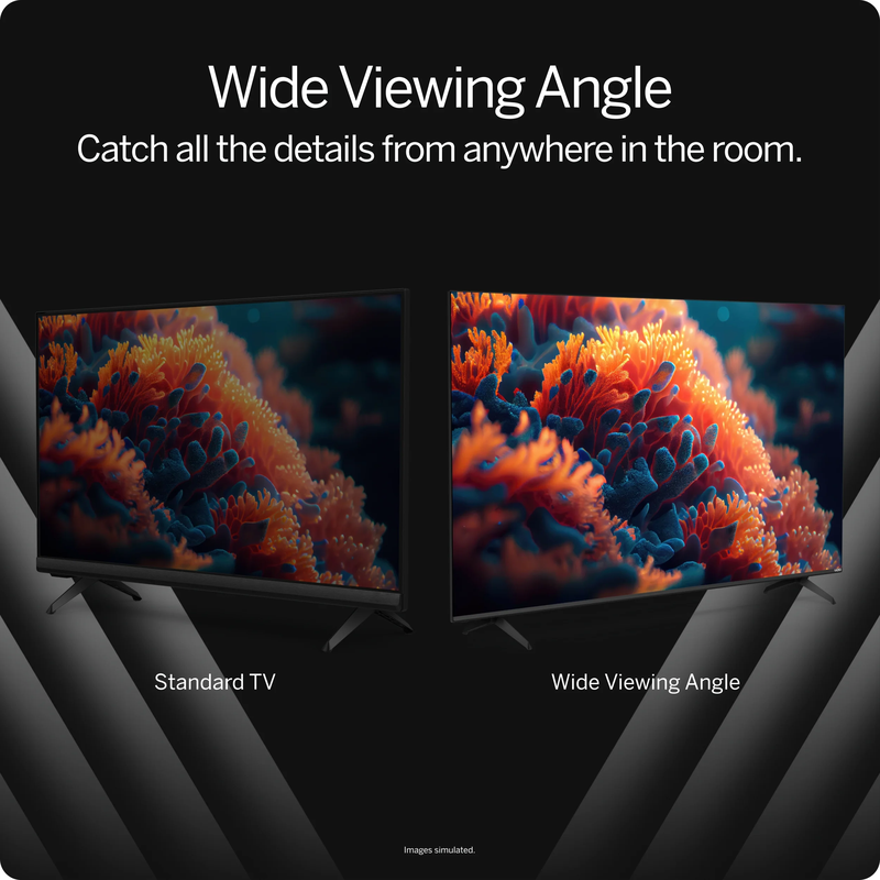 QuantumVision 55" 4K QLED HDR Smart TV - Next Gen Display