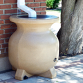 EcoFlow 55 Gallon Rain Barrel - Beige 210L Eco-Friendly Water Collection System, Durable & Corrosion-Resistant