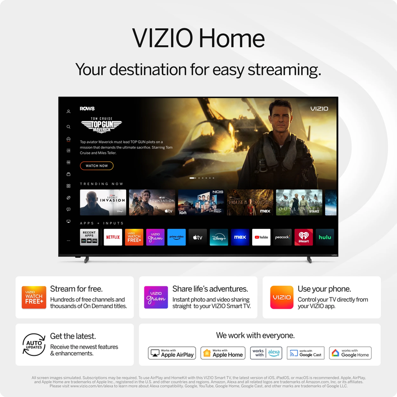 VFD40M-08 40-Inch Full HD Smart LED TV - 1080P High-Definition Entertainment Display (New)
