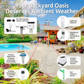 SkySense Wi-Fi Weather Station - 9-Function Color Display for Home Use