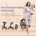 BlueSky Baby Stroller - Foldable, Reversible, Unisex Design