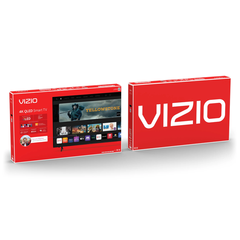 QuantumVision 55" 4K QLED HDR Smart TV - Next Gen Display