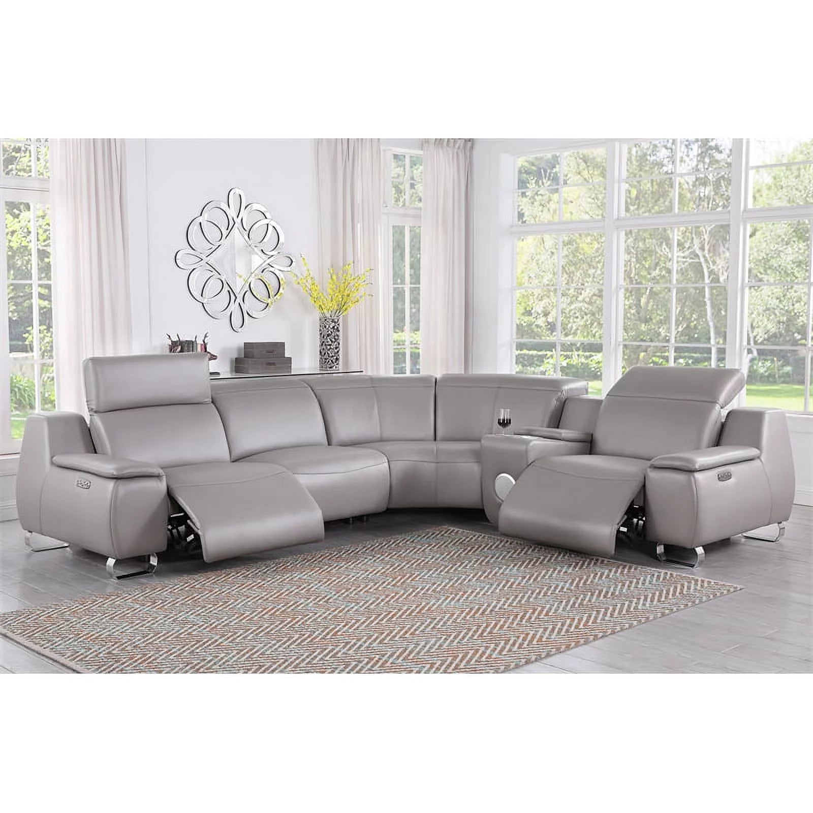 Luxura White Leather Sofa Set - Modern & Stylish Living Room Seating Collection