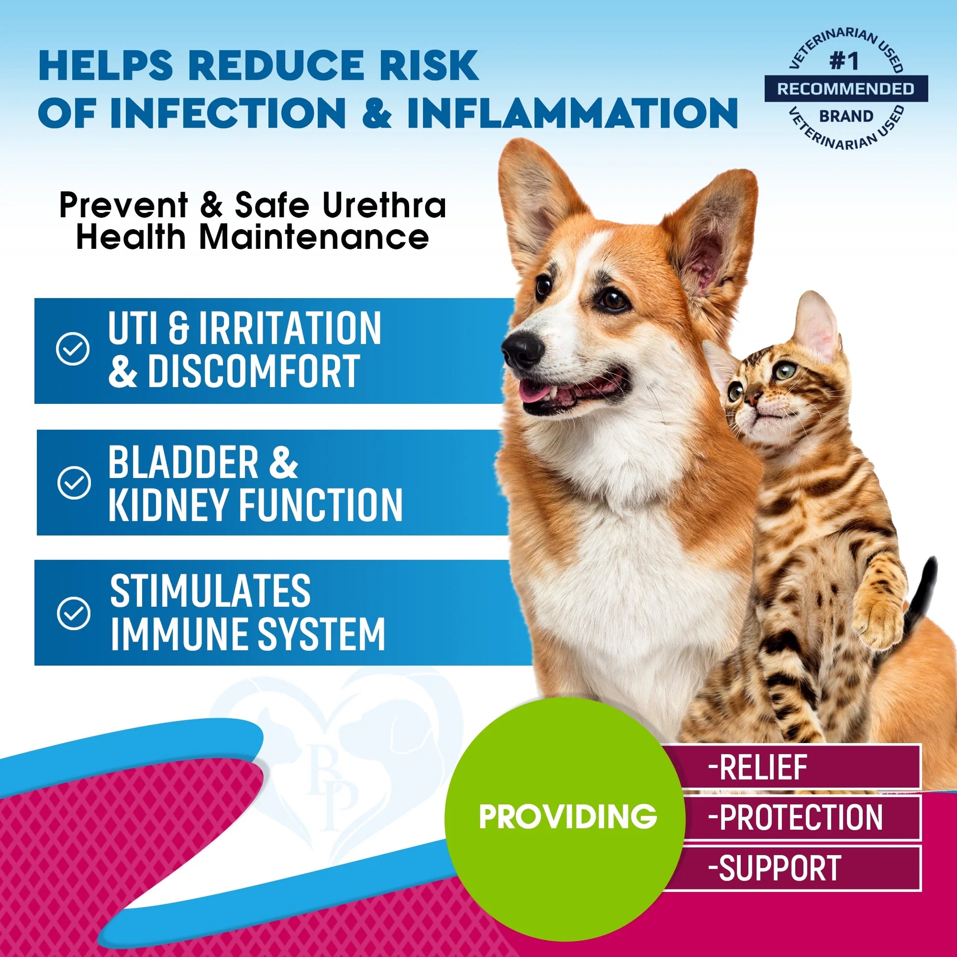 PetGuard UTI Care Drops - Natural Cranberry Supplement for Urinary Tract & Kidney Support
