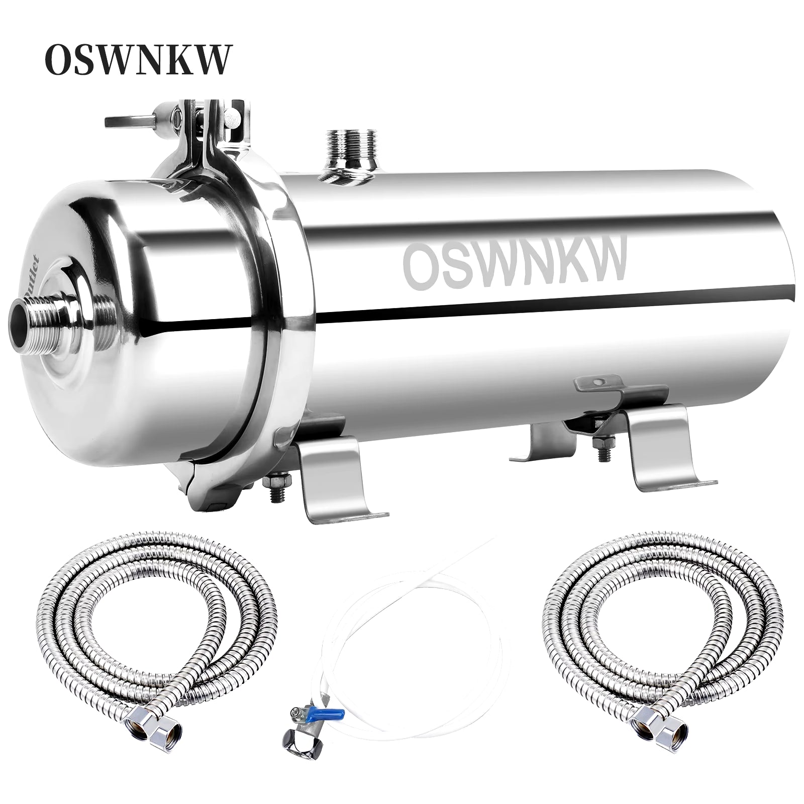 Whole House Water Purifier 0.01Um PVDF Pre-Filter 1000L/H SUS304 Water Filter Can Be Continuously Cleaned for 5 Years