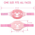 Ice Face Mask, Gel Beads Ice Pack for Puffy Eyes, Dark Circles