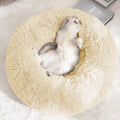 SnugglePaws Donut Dog Bed - Anti-Anxiety, Self-Warming Plush Pet Bed for Home & Travel