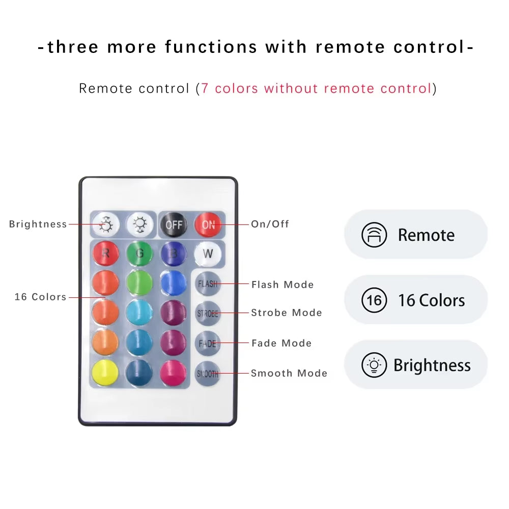 3D Night Light for Kids Baby Light for Room Decor USB Charge 3D Illusion Lamp with Timing Remote Control Christmas Birthday Gift