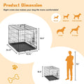 Small Dog Crate with Divider Panel, 24
