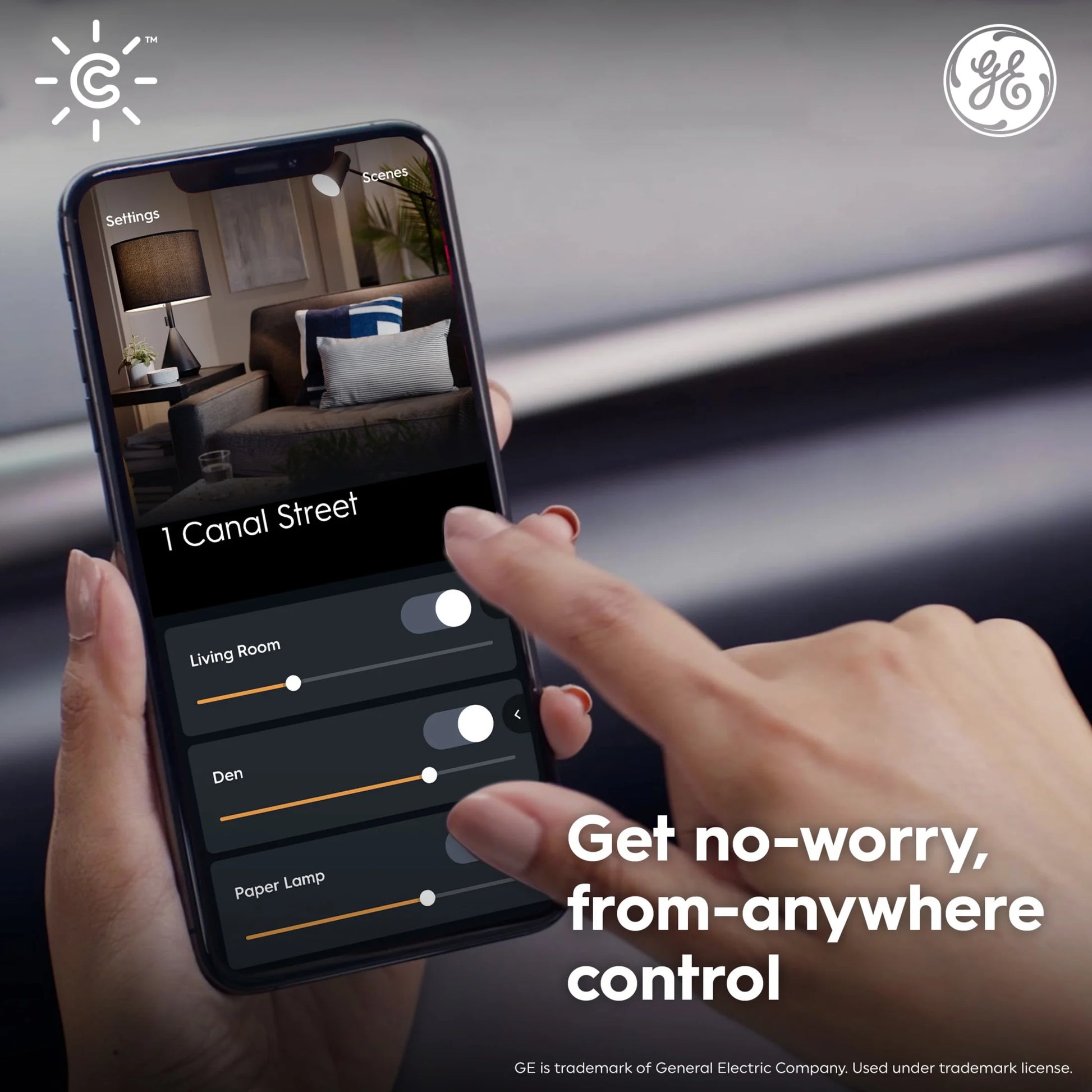 Cync by GE Smart LED A19 Bulbs - Soft White, 60W, Medium Base, 2-Pack Indoor Lighting
