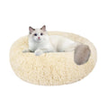 SnugglePaws Donut Dog Bed - Anti-Anxiety, Self-Warming Plush Pet Bed for Home & Travel
