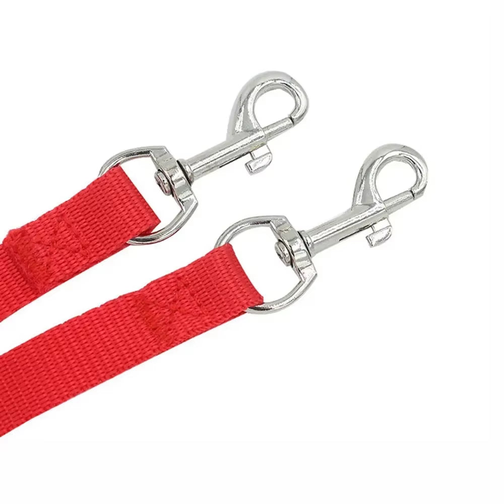 Double Dog Leash No Tangle Dual Dog Leash Lightweight Multiple Leash for 2 Dogs Double Clip Dog Leads Coupler Pet Accessories