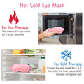 Gel Eye Mask, Reusable Puffy Beads Ice Pack for Hot Cold Therapy
