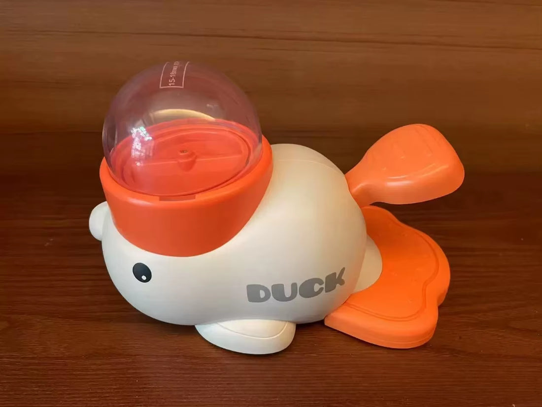 Yellow Duck-Shaped Durable Dog Treat Dispenser Puzzle Toy for Training