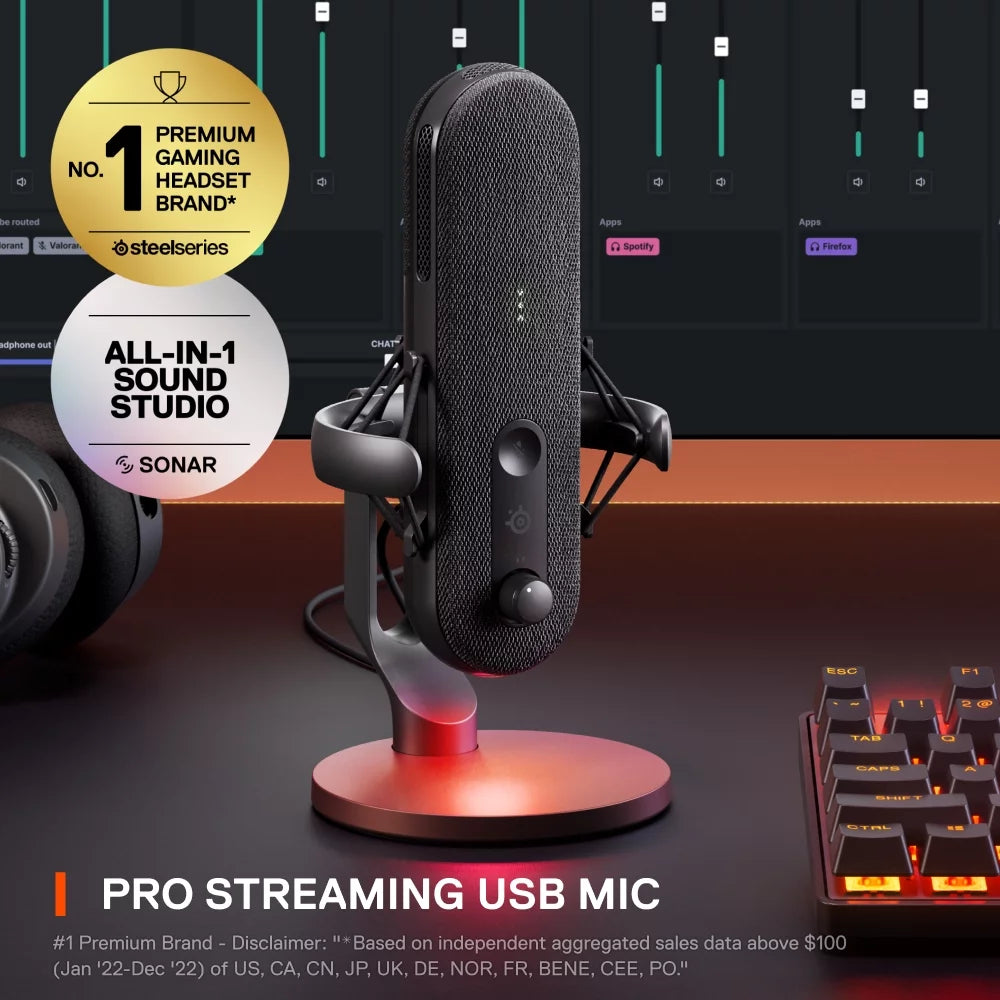 EchoPro USB Gaming Microphone - High-Performance PC Audio Microphone for Streaming
