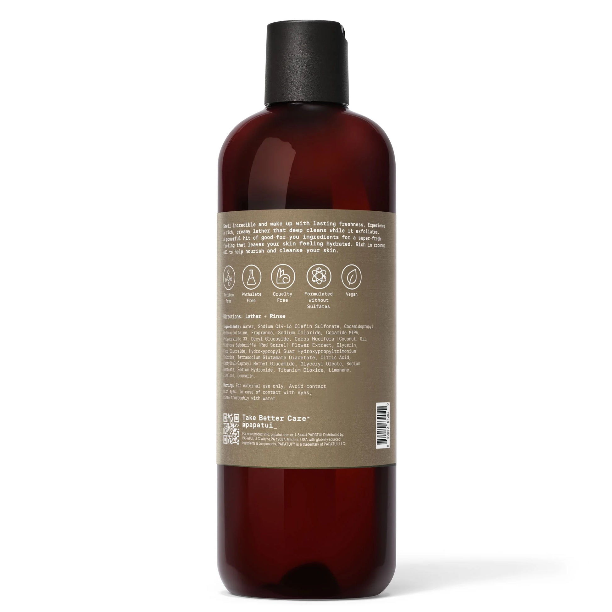 Refreshing Men'S Body Wash, Lush Coconut, 18 Oz