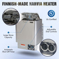STHE4INNY Canadian Hemlock 4-6 Person Indoor Sauna - Wet & Dry with 4.5 Kw Heater