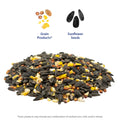 NatureFeast Sunflower & Wild Grains Bird Feed - Premium 5 Lb Bag for Wild Birds